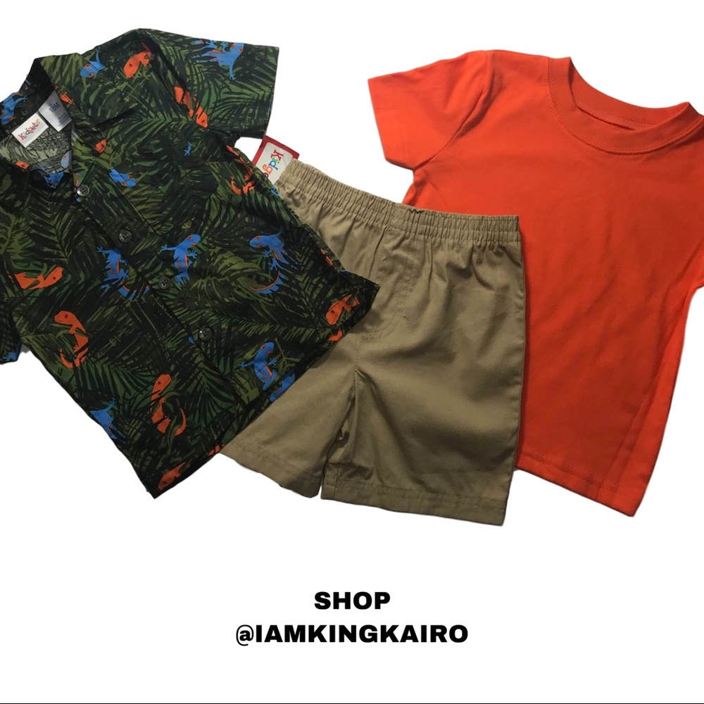 NWT Animal Print 3pc Set 18M